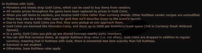 in ruthless with gold